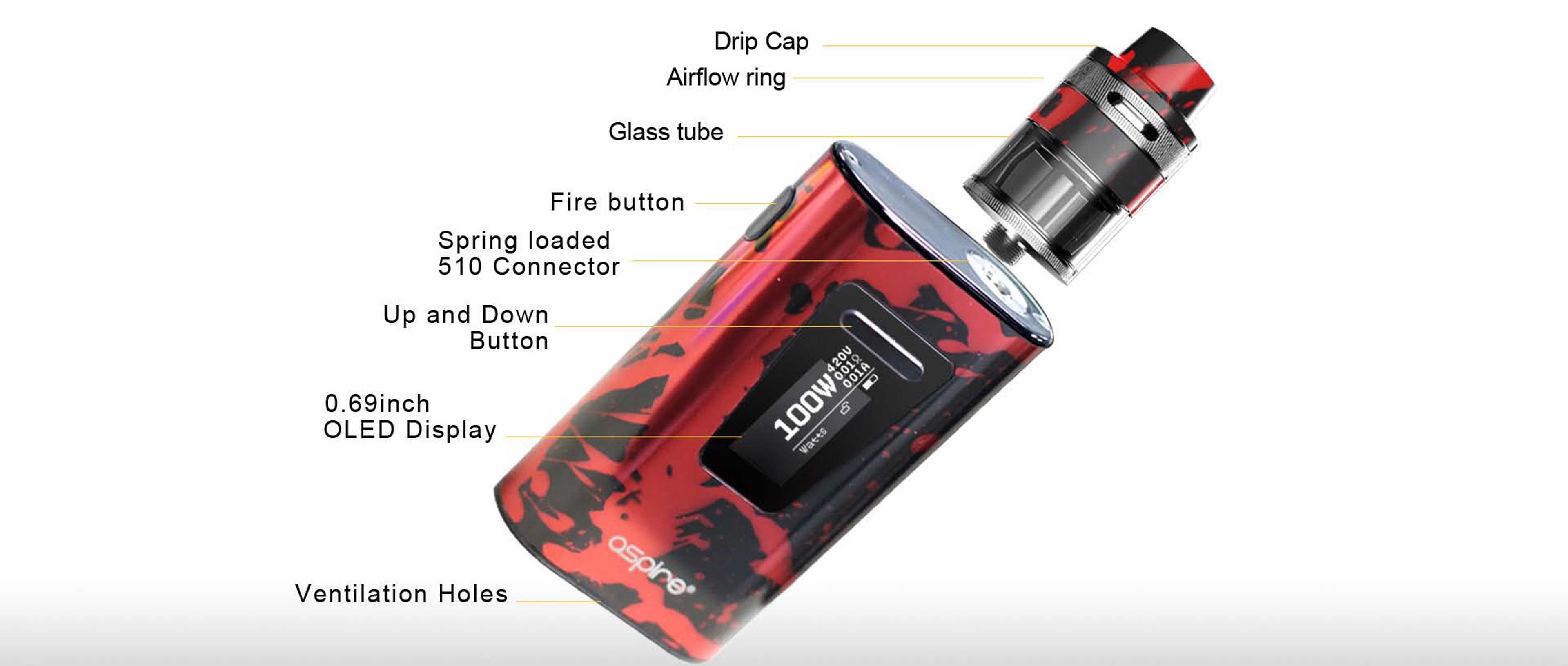 Aspire Typhone Revvo Kit Components View